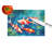 Koi Fish Glass Cutting Board Large