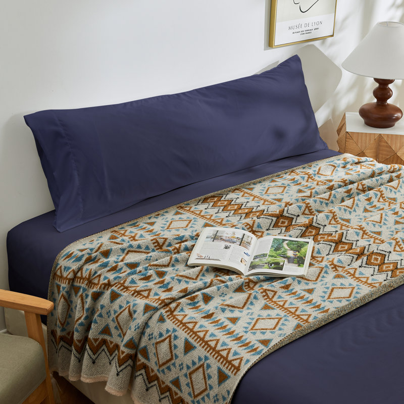 Double Brushed, Skin-Friendly Body Pillowcase, Navy