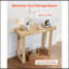 Table console étroite de 94 cm (37 po) en bois massif, idéale derrière un canapé, dans un corridor, une chambre ou un salon. Montage facile.