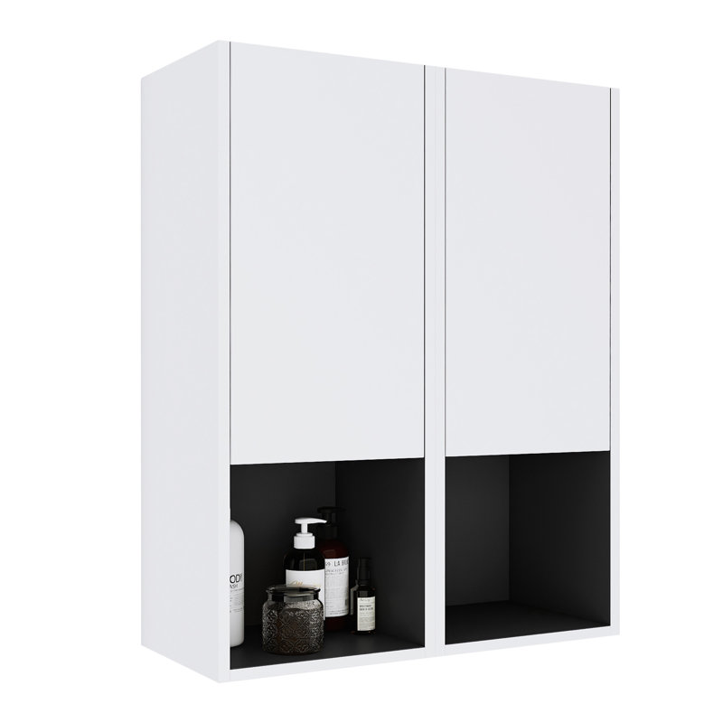 Okamoto 12" Wall-Mounted Bathroom Side Cabinet