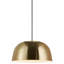 1 - Light Brass Dome Pendant