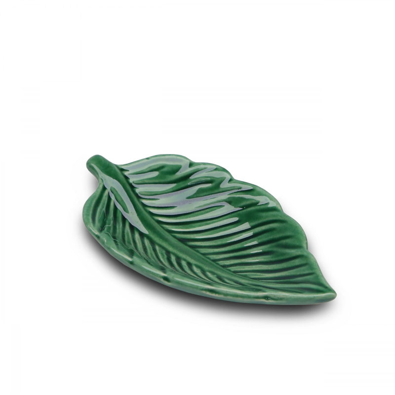 Lark Manor Dwaine Ceramic Condiment Server, Green