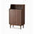 Modern Solid Oak Storage Shoe Cabinet