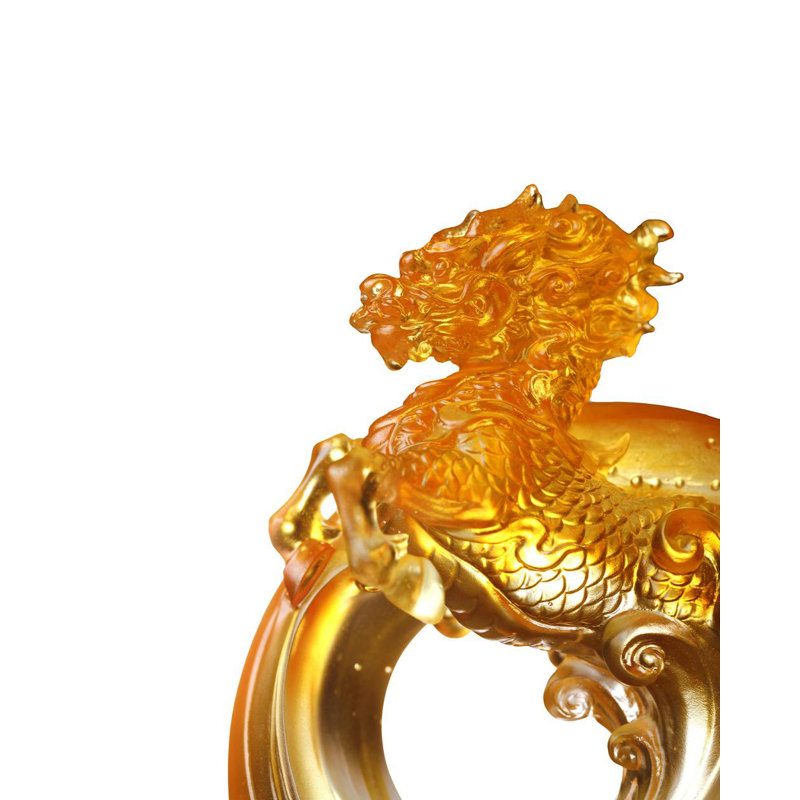 Crystal Mythical Creature, Dark Light Amber