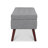 43.3“W End Bed Storage Bench Living Room Bench With Wood Legs-1287386875