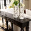 Élégante console à tiroir en bois-401576756