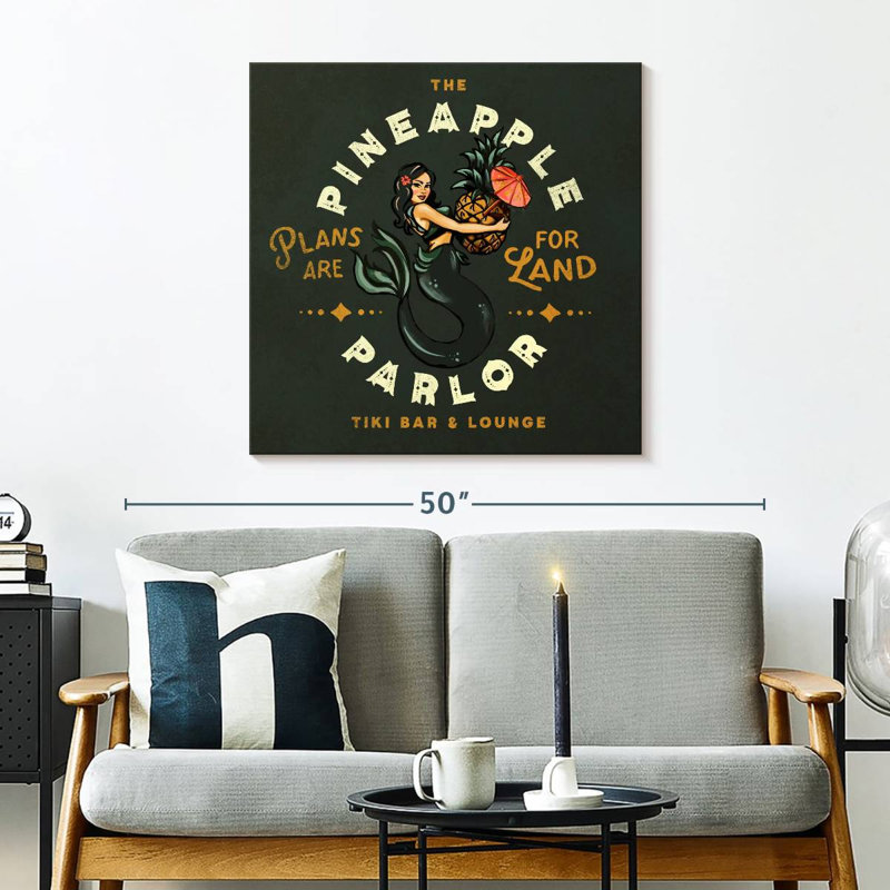 Tergel Pineapple Parlor Dark, 30" H x 30" W
