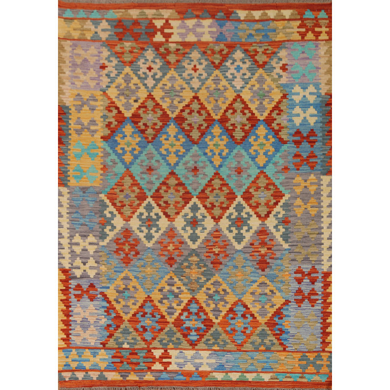 Wool Geometric Rug