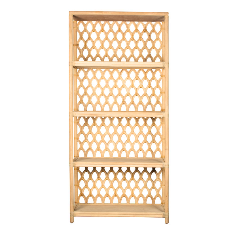 Casablanca 75.5" H x 35.5" W Standard Bookcase, Natural