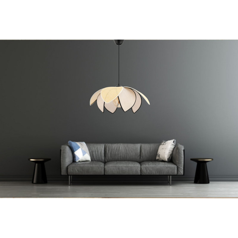 Chandelier, Latte Camel Brown/White