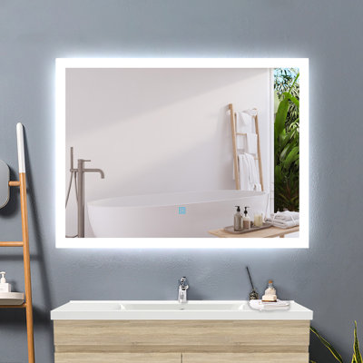 Aivery Lighted Wall Mounted Bathroom/Vanity Mirror