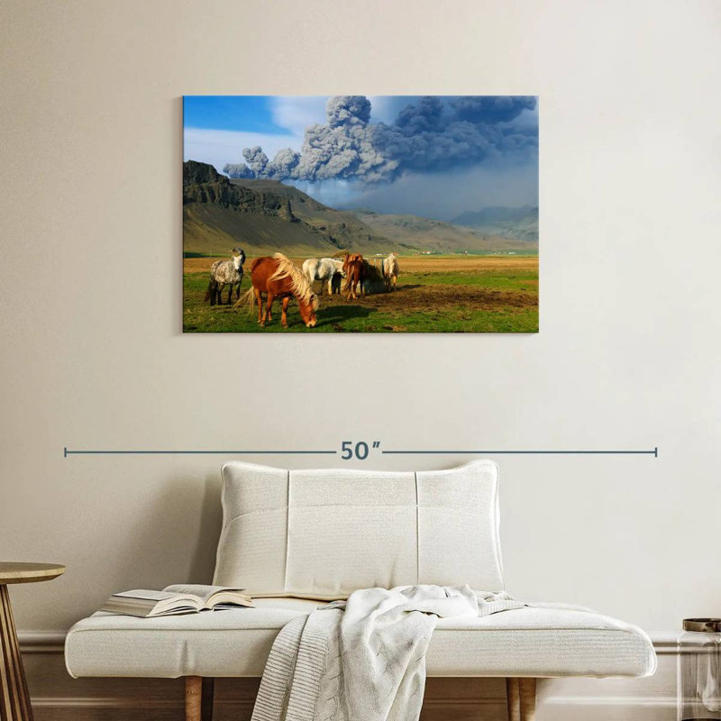 Brampt Icelandic Ponies, 24" H x 36" W