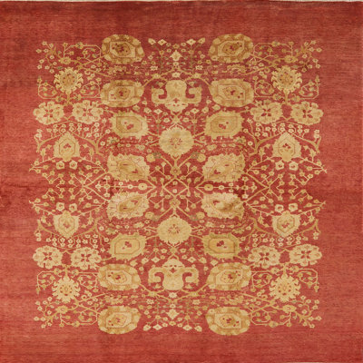 Tapis oriental rouge / jaune Crusoe