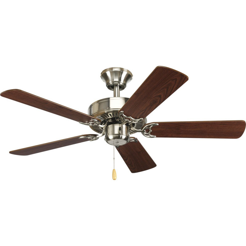Air Pro 42'' Ceiling Fan, Brushed Nickel with Cherry / Natural Cherry Blades