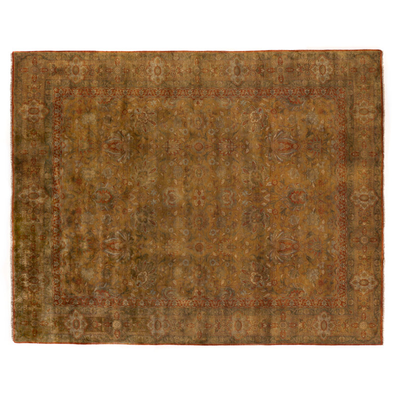 Super Mashad Wool Oriental Area Rug, Runner 2'6" x 10'