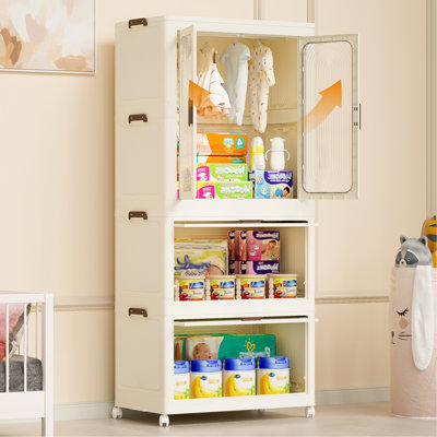 Portable Versatile Wardrobe With Advanced Features For Efficient Clothing Storage