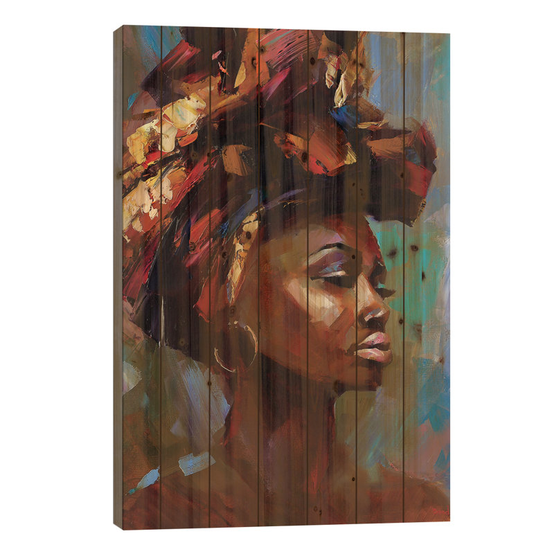 «Let You Love Me On Wood» par Tatyana Yabloed, H 40 po x l 26 po x P 1,5 po