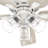 52" Rosner 5 - Blade Ceiling Fan With Lights and Pull Chains-85433818