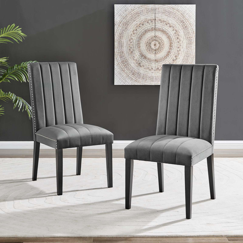 Ensemble de 2 chaises d'appoint Catalyst Performance, gris