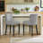 38.25'' H Solid Wood Velvet Counter Stool-2107674319