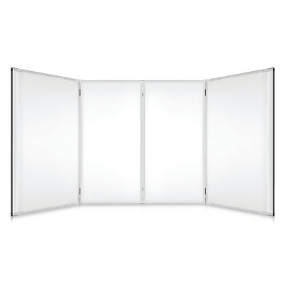 DJ Booth Cover Screen 2 Panel Desk Privacy Panel