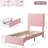 Twin Bed Frame with Storage Drawer-1231729169