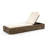 Westminster Teak Outdoor Wood Chaise Lounge , Cushion Included