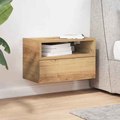 Cabriales 45cm W Manufactured Wood Bedside Table