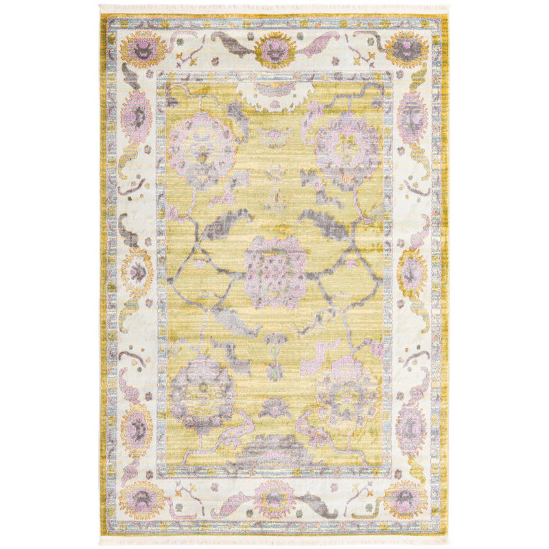 Ikat Indoor Rug, Rectangle 5'5" x 8'