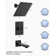 AquaSpa Dual-Function Tub Shower Faucet Set, Shower Trim Kit with Rain Shower Head and Valve