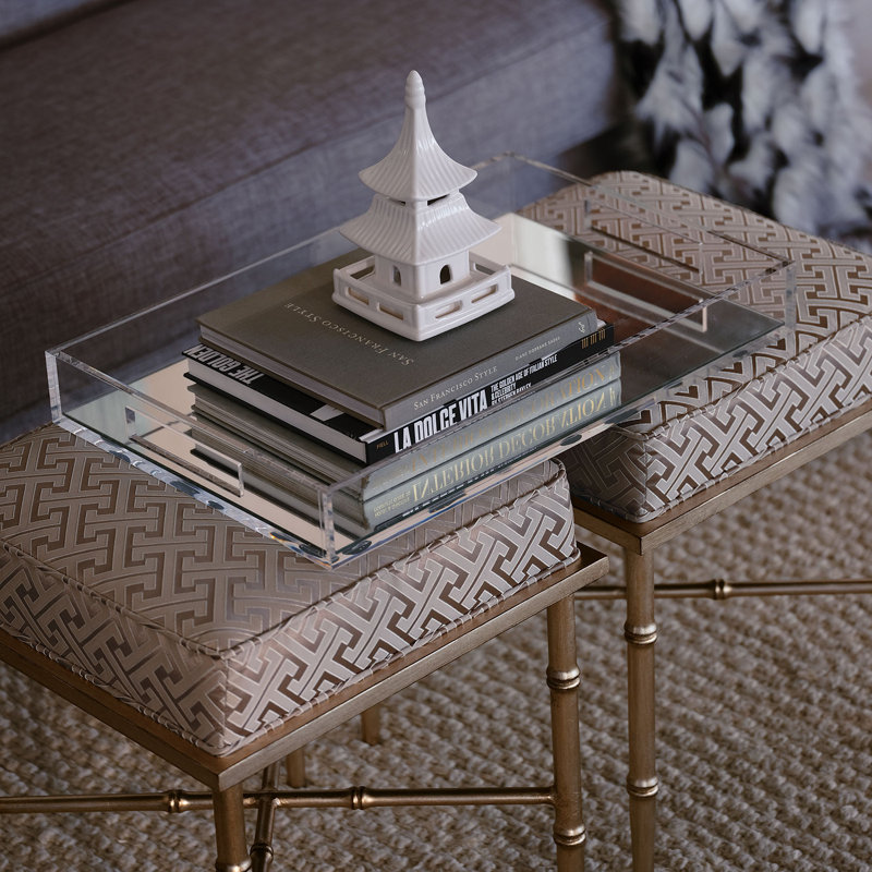 Glencoe Glass Decorative Tray