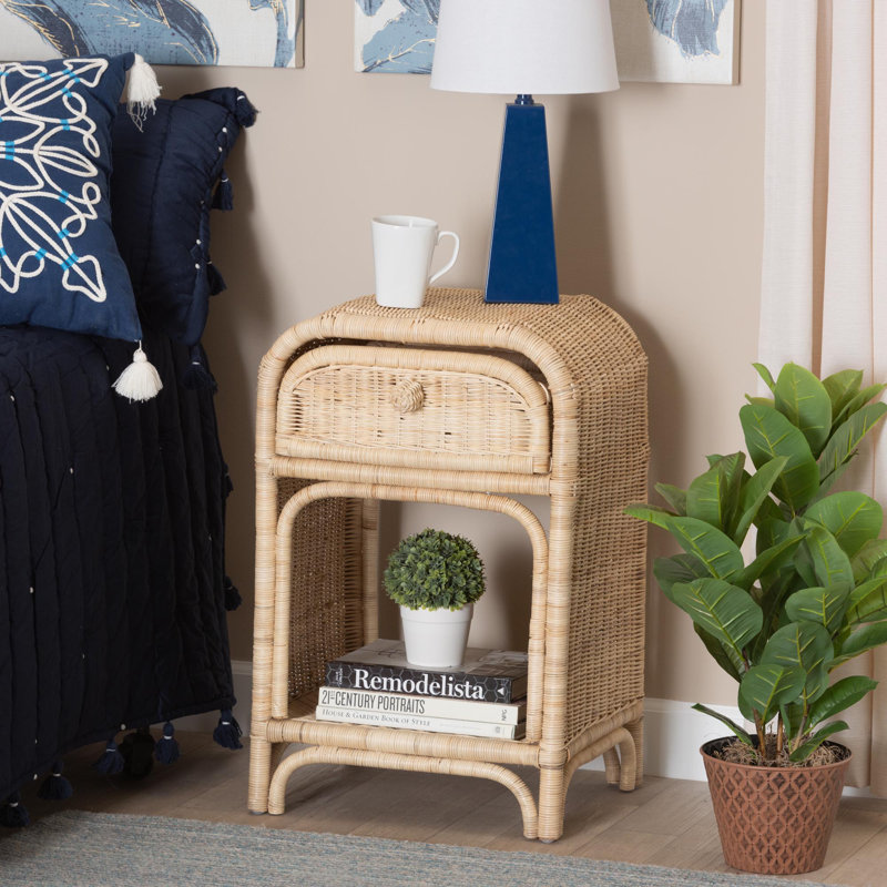 Redner 18.1'' W Wicker / Rattan Nightstand