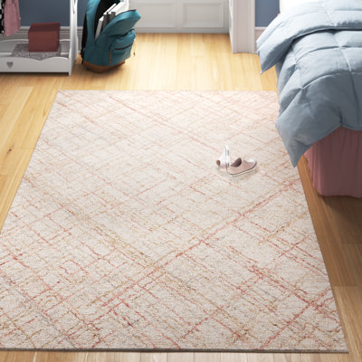 Tapis abstrait tissé à la main Menendez