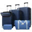 Ensemble de valises rigides 5 pièces avec sacs