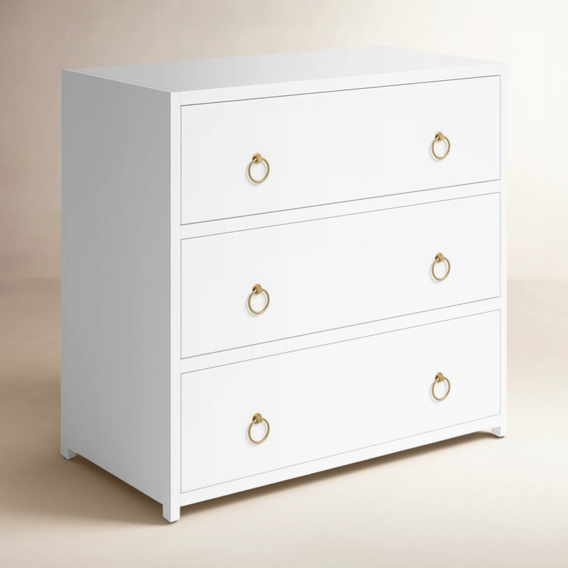 Elin 3 - Drawer Dresser, White