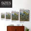 Impression florale vintage encadrée CCXLIV - bois massif-780068674-780068673