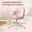Chaise de travail à hauteur réglable Roxie-695039866