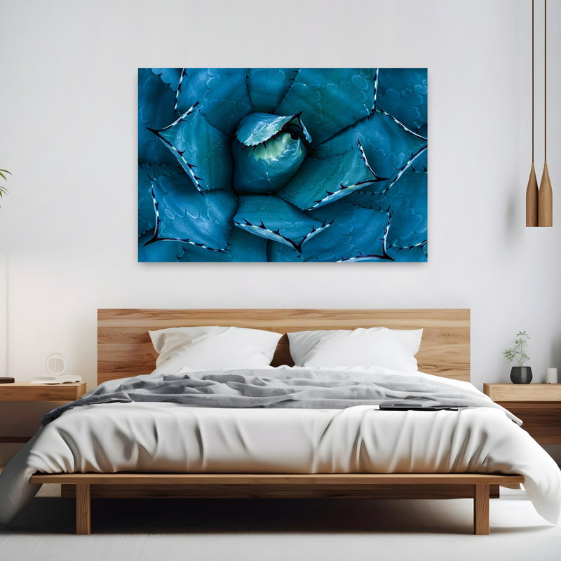 Art mural contemporain abstrait Maguey II, H 48 po x l 32 po