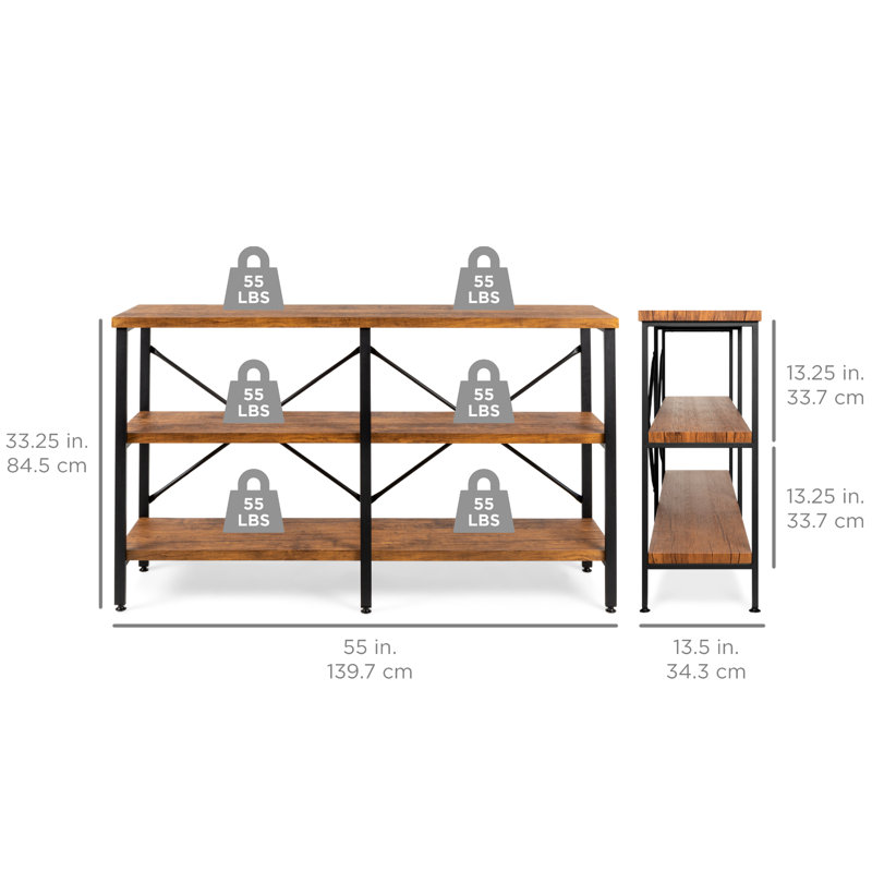 Lanesha 55'' Console Table, Brown