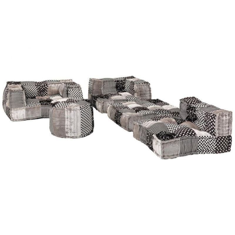 Square Floor Cushion, Grey