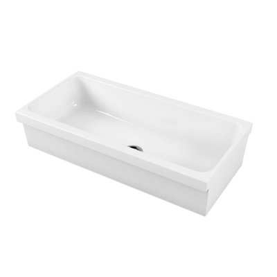 35'' L Farmhouse / Apron Single Bowl Fireclay Kitchen Sink