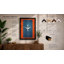 Aircraft in Flight Geometric 1 Piece Single Picture Frame Wall Art-1900321611-1900321613