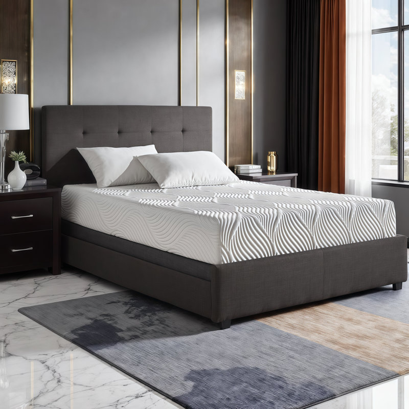 Premium 10-Inch Gel-Infused Memory Foam Mattress with Tencel Cover, Firm Support, CertiPUR-US Certified, Adjustable Bed Friendly, Mattress in a Box for Enhanced Sleep Quality - Twin/Full/Queen/King/Cal King Size