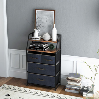 Limewood 4 Drawer Storage Drawer