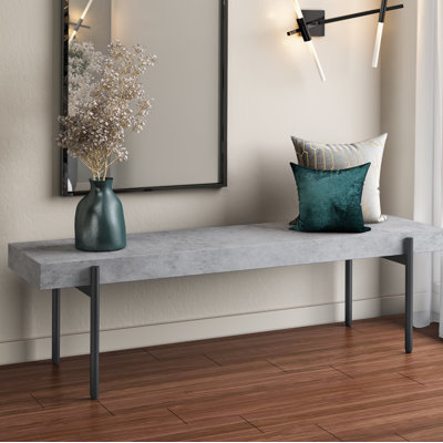 Jorgen Metal Outdoor Bench