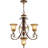 Alborz 4 - Light Bronze Chandelier