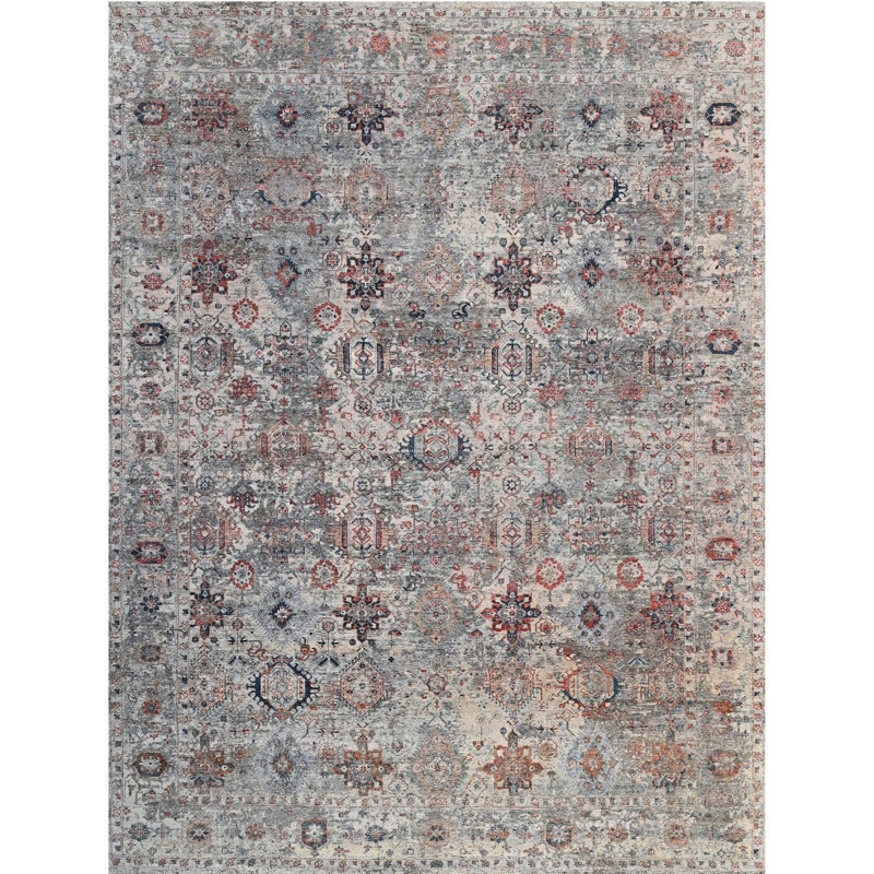 Hand Knotted Wool Indoor Rug, Rectangle 6' x 9'