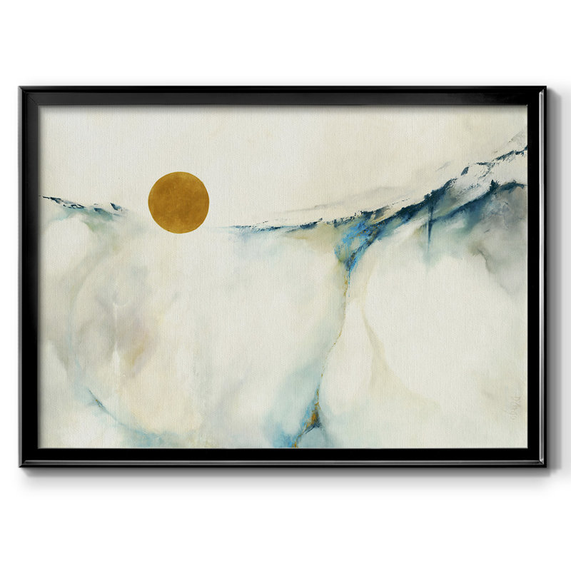 " Continuum ", Black Closed Corner Framed Canvas, 41'' H x 27'' W x 1.5"D