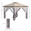 Aaf 3.3m x 3.3m Steel Pop Up Gazebo-1883428153-1883428158