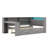 All-In-One Platform Bed With Upholstered Headboard And Convenient Features-1069923036